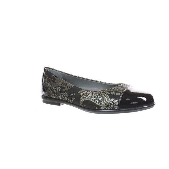 SAS Womens Brocade Black Casual Flats Size 12 Medium (B, M) - Picture 2 of 4